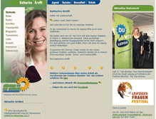 Tablet Screenshot of katharina-krefft.de